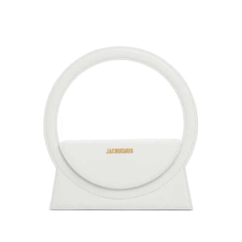 Le Sac Rond Circle Purse in White sold by MARAIS