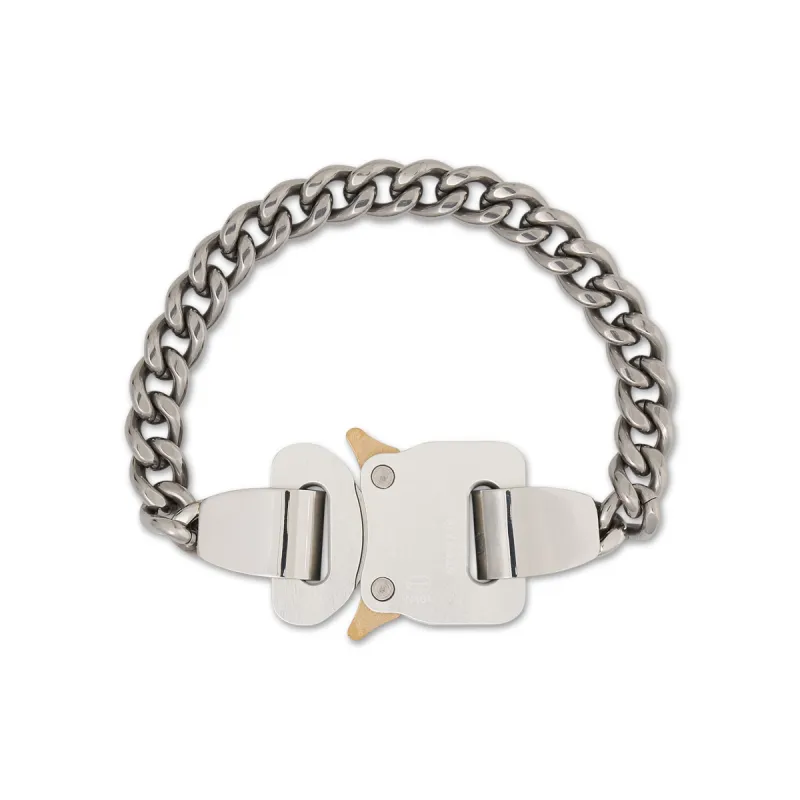 Metal Buckle Bracelet in Silver sold by MARAIS