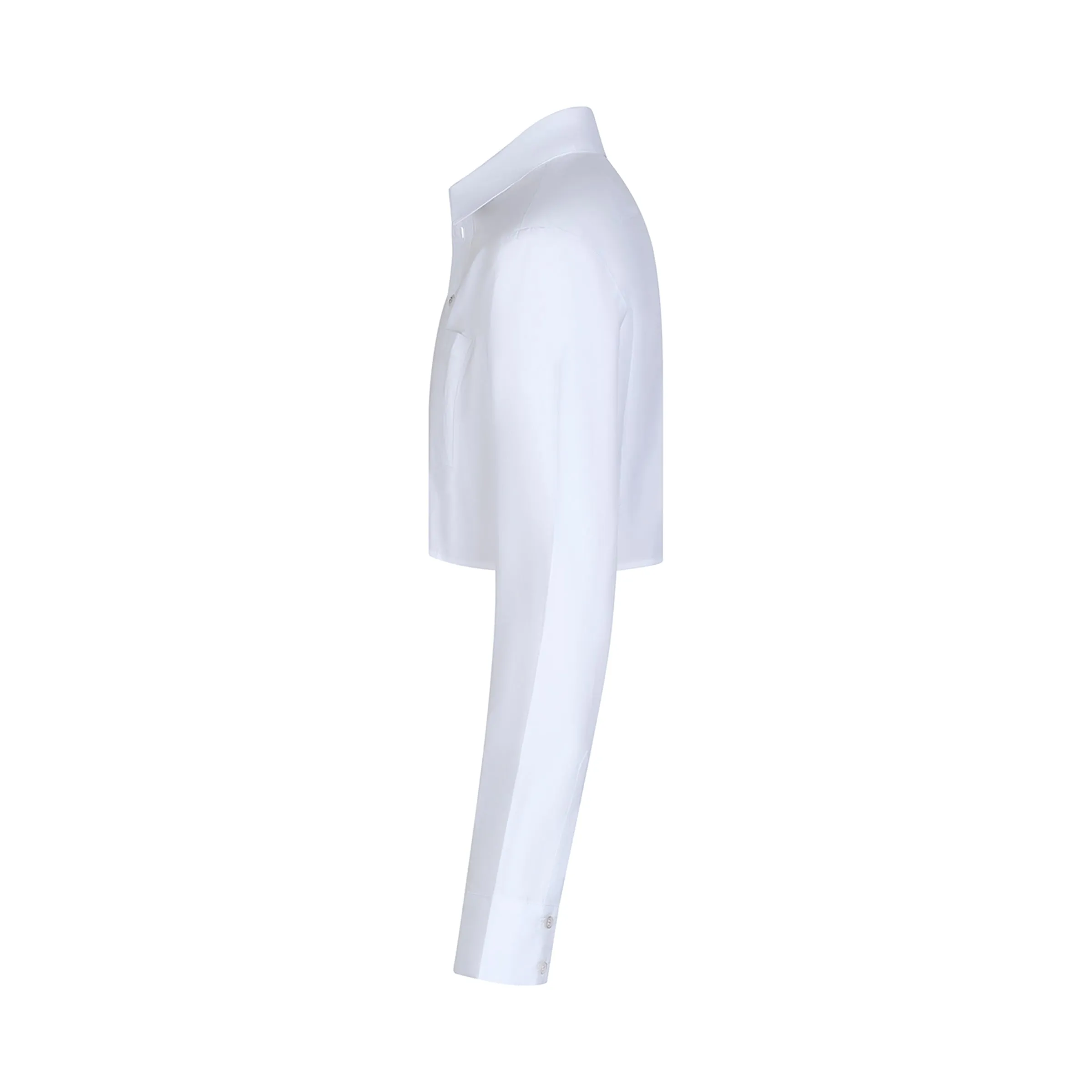 Cropped Shirt in White sold by MARAIS product image thumbnail 3
