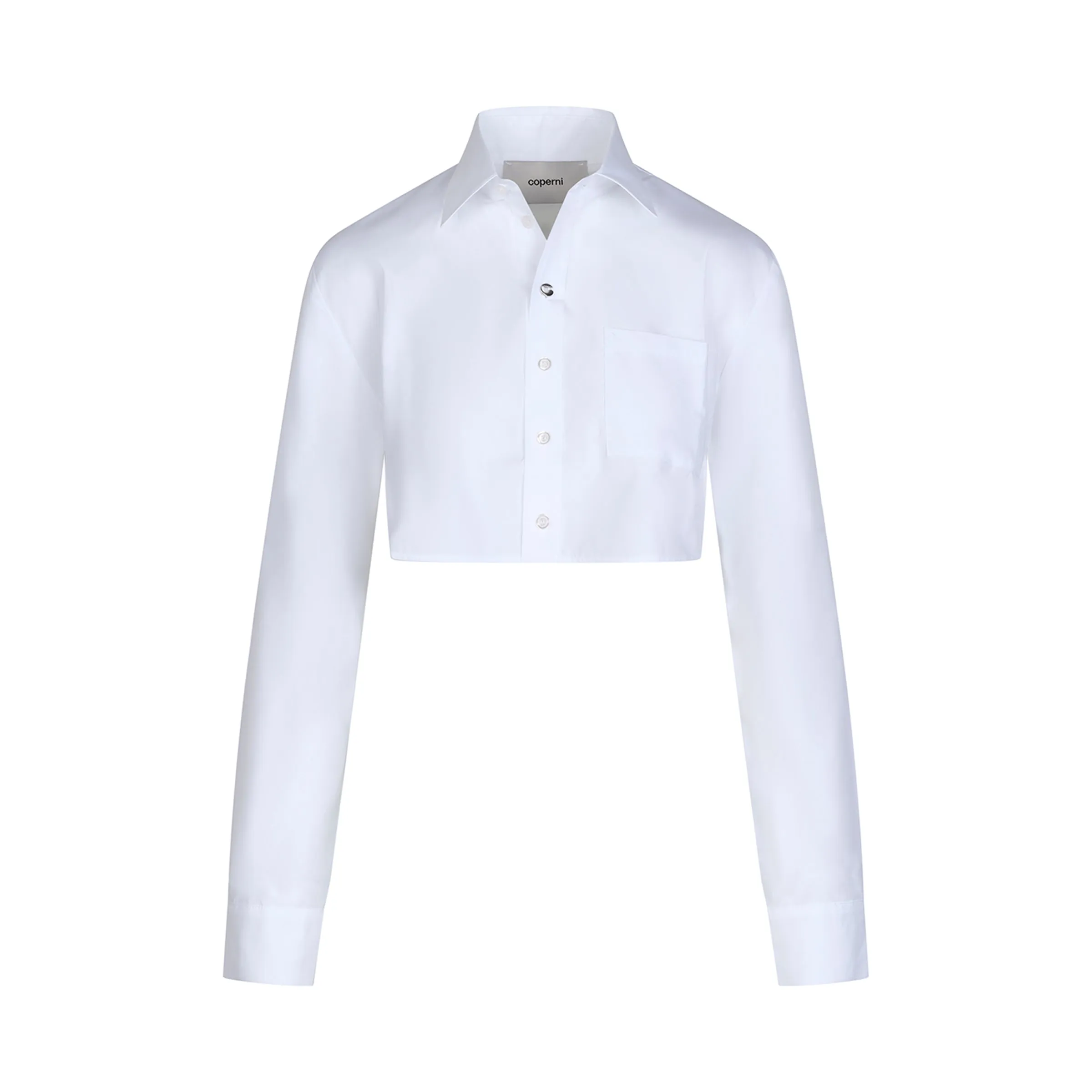 Cropped Shirt in White sold by MARAIS