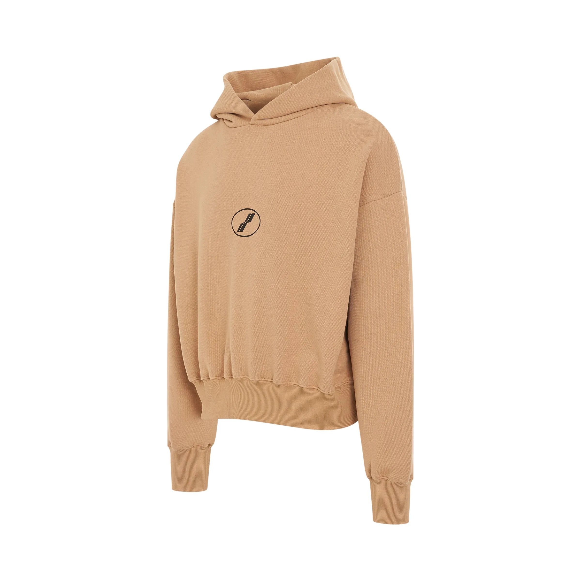 Centre Basic Symbol Logo Medium Hoodie in Beige sold by MARAIS product image thumbnail 2