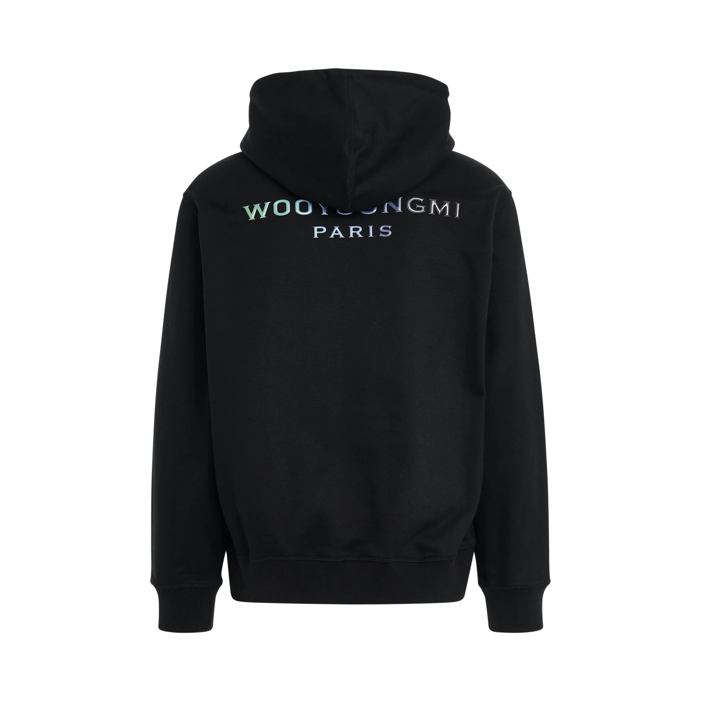 Irridecent Back Logo Hoodie in Black sold by MARAIS product image thumbnail 4