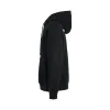 Irridecent Back Logo Hoodie in Black sold by MARAIS