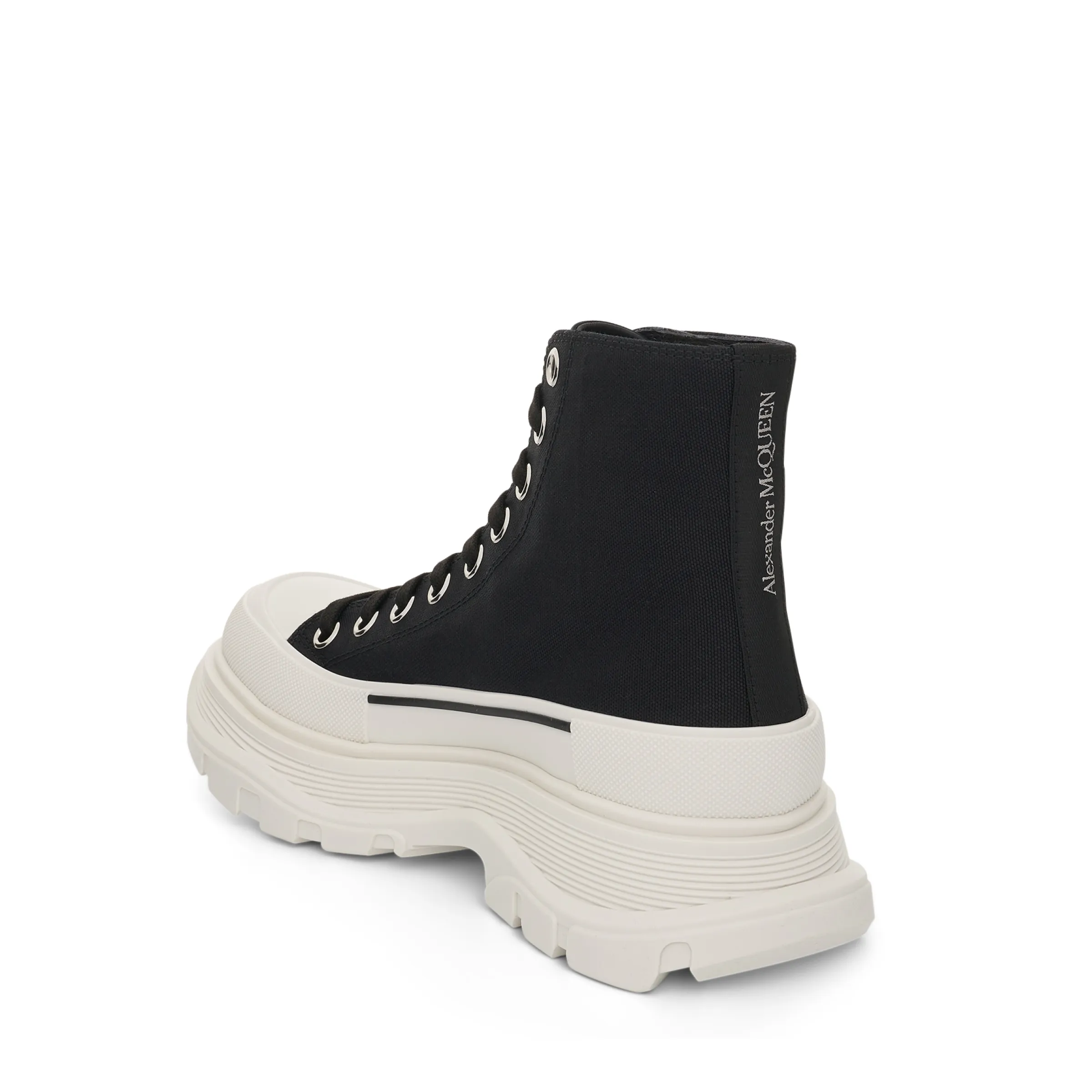 Tread Slick Canvas Lace-Up Boots in Black/White sold by MARAIS product image thumbnail 3