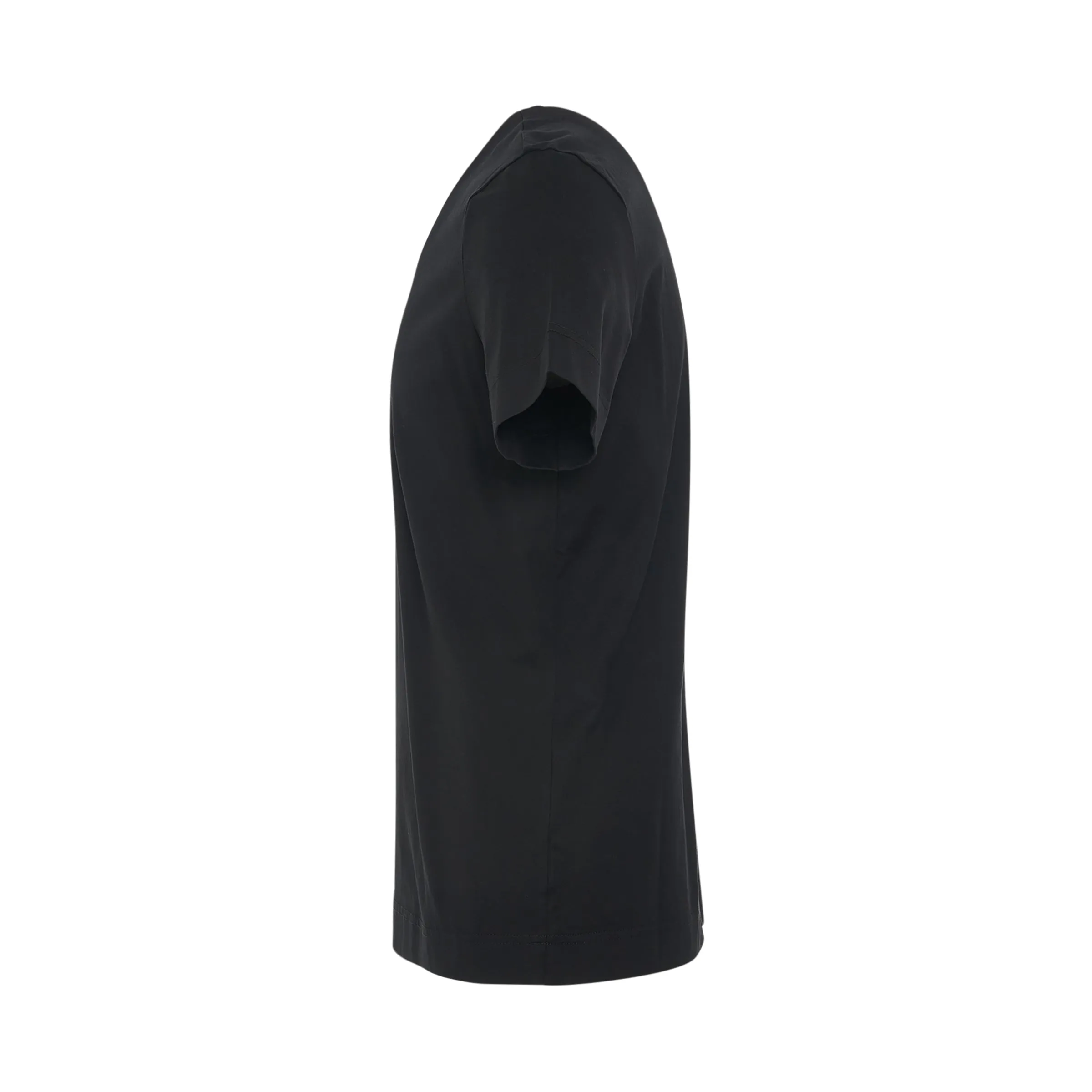 Print Logo Slim Fit Jersey T-Shirt in Black sold by MARAIS product image thumbnail 3