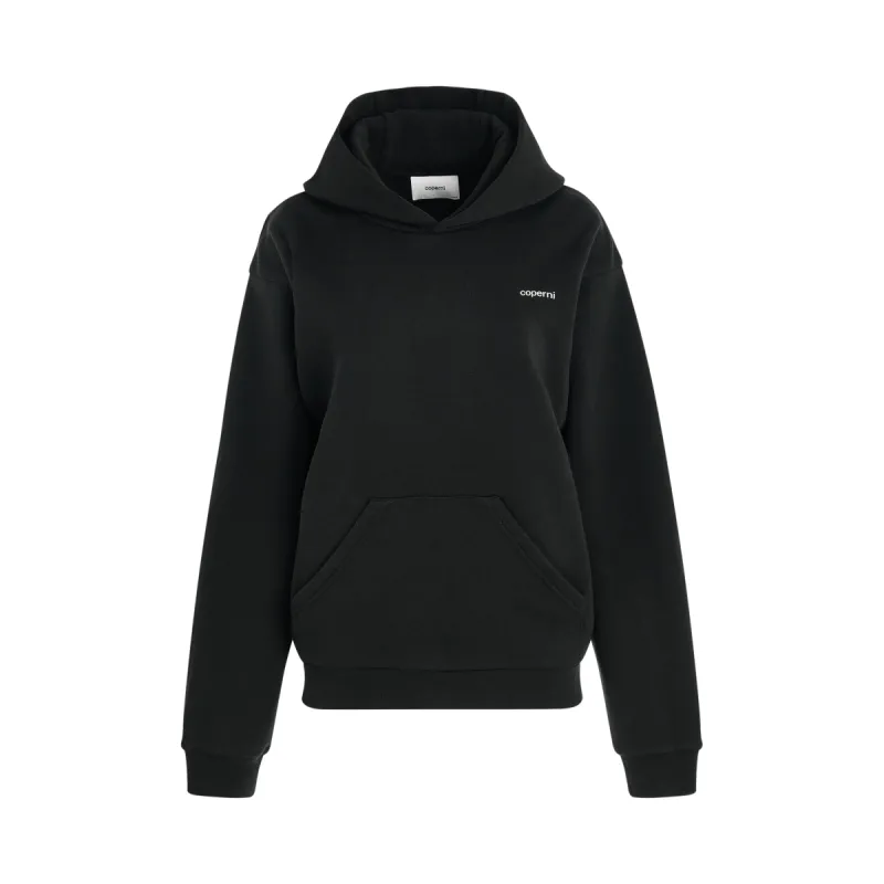 Horn Hoodie in Black sold by MARAIS