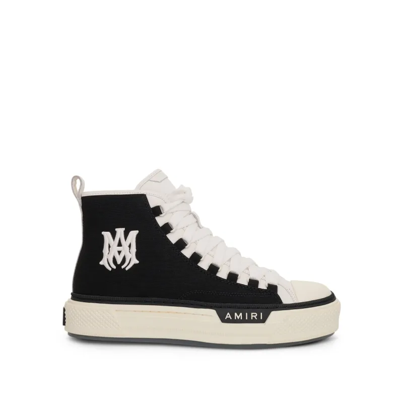 Court High Sneaker in Black/White sold by MARAIS