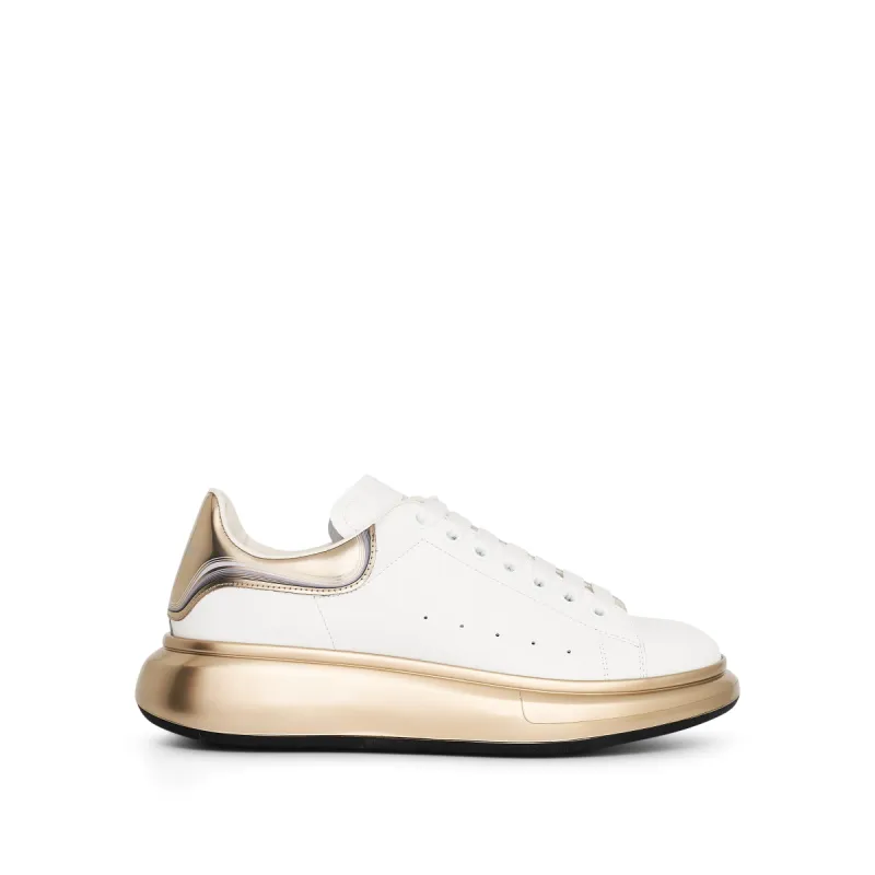 Larry Oversized Sneaker in White/Vanilla sold by MARAIS