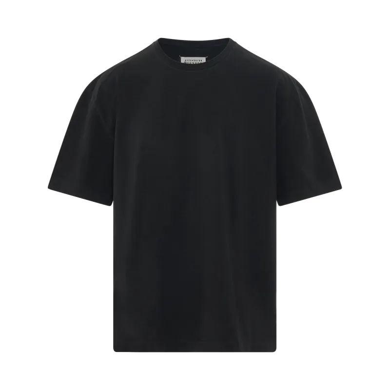 Oversize Four Stitch T-Shirt in Anthracite sold by MARAIS