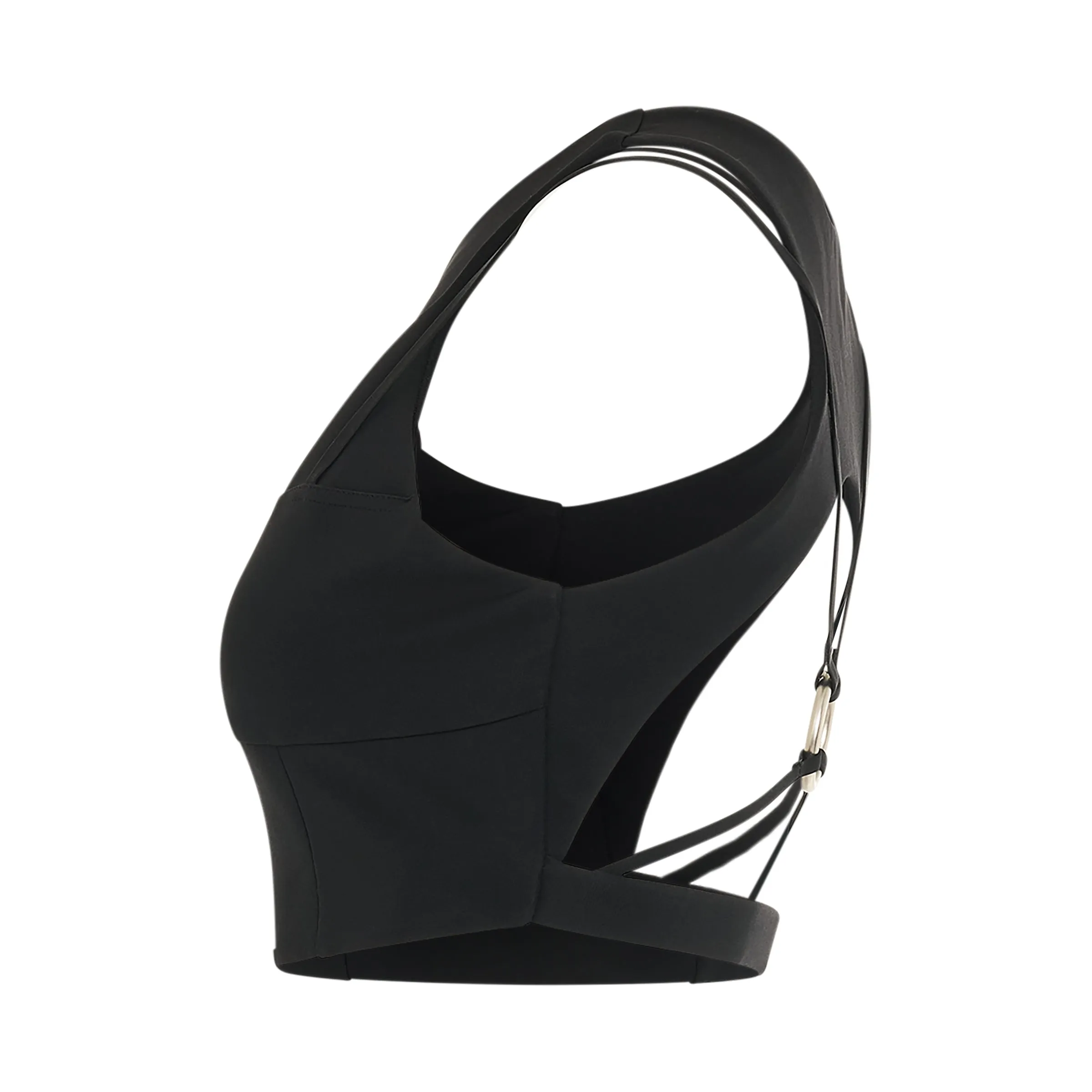Laceup Harness Bra in Black sold by MARAIS product image thumbnail 3