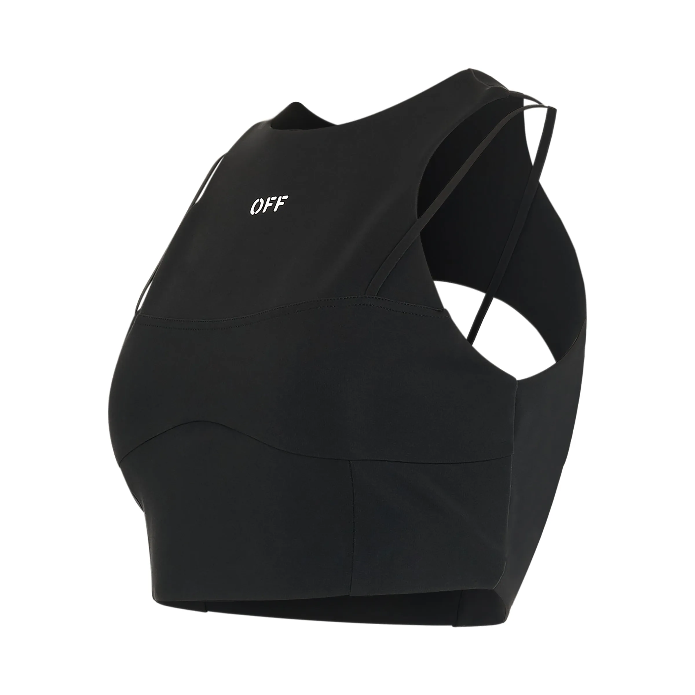 Laceup Harness Bra in Black sold by MARAIS product image thumbnail 2