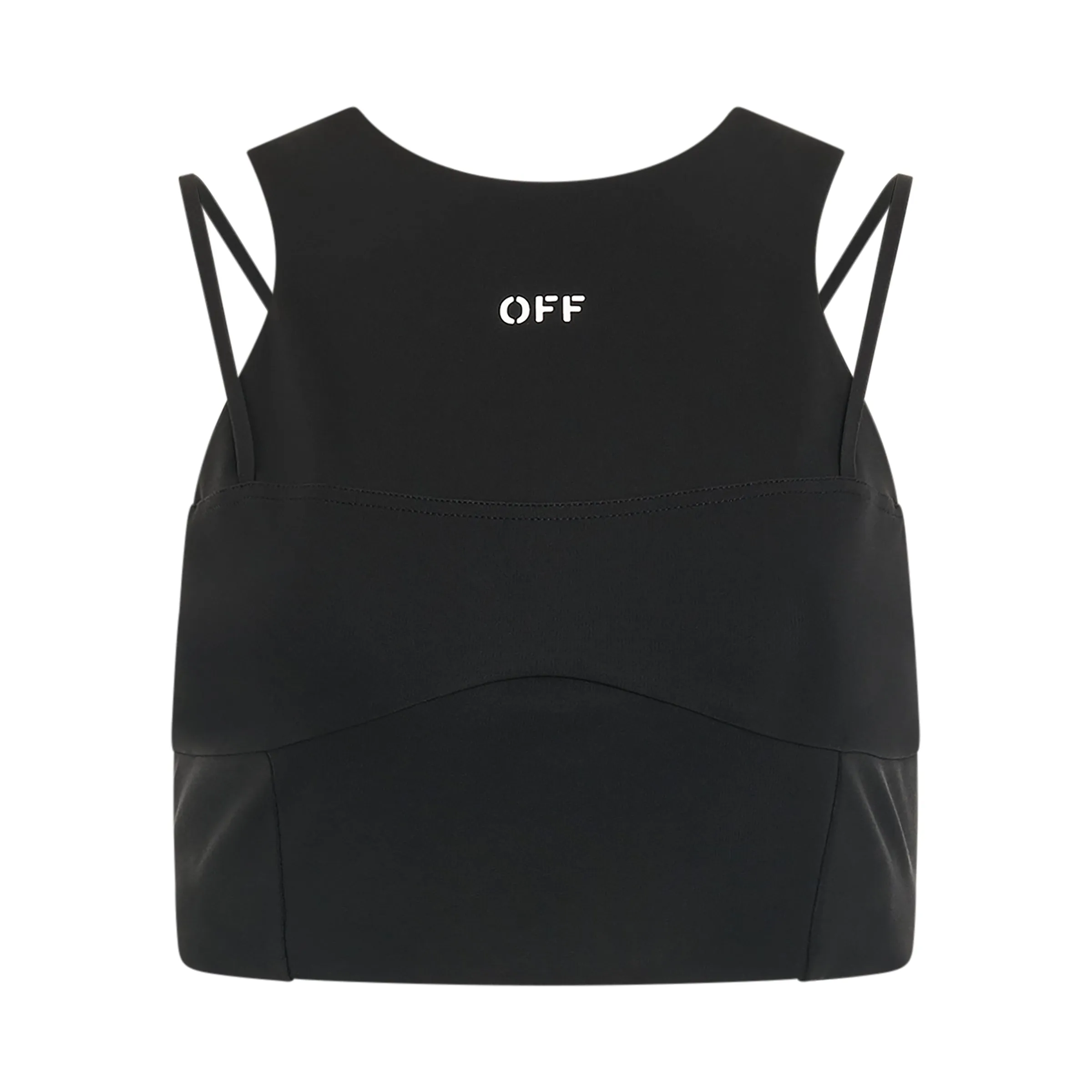 Laceup Harness Bra in Black sold by MARAIS