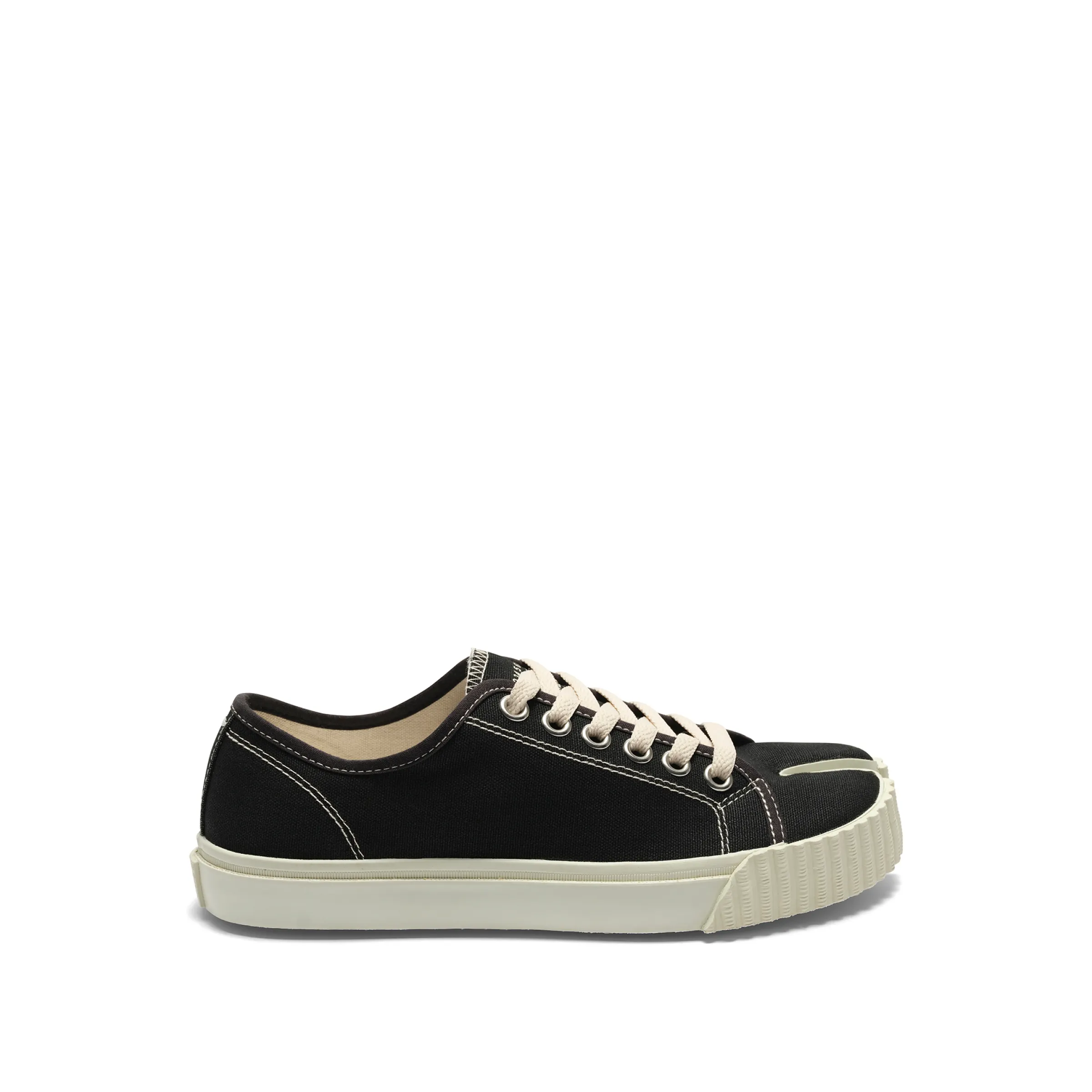 Tabi Low Top Sneaker in Black sold by MARAIS