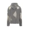 Ripped Off Knit Hoodie in Top Grey sold by MARAIS