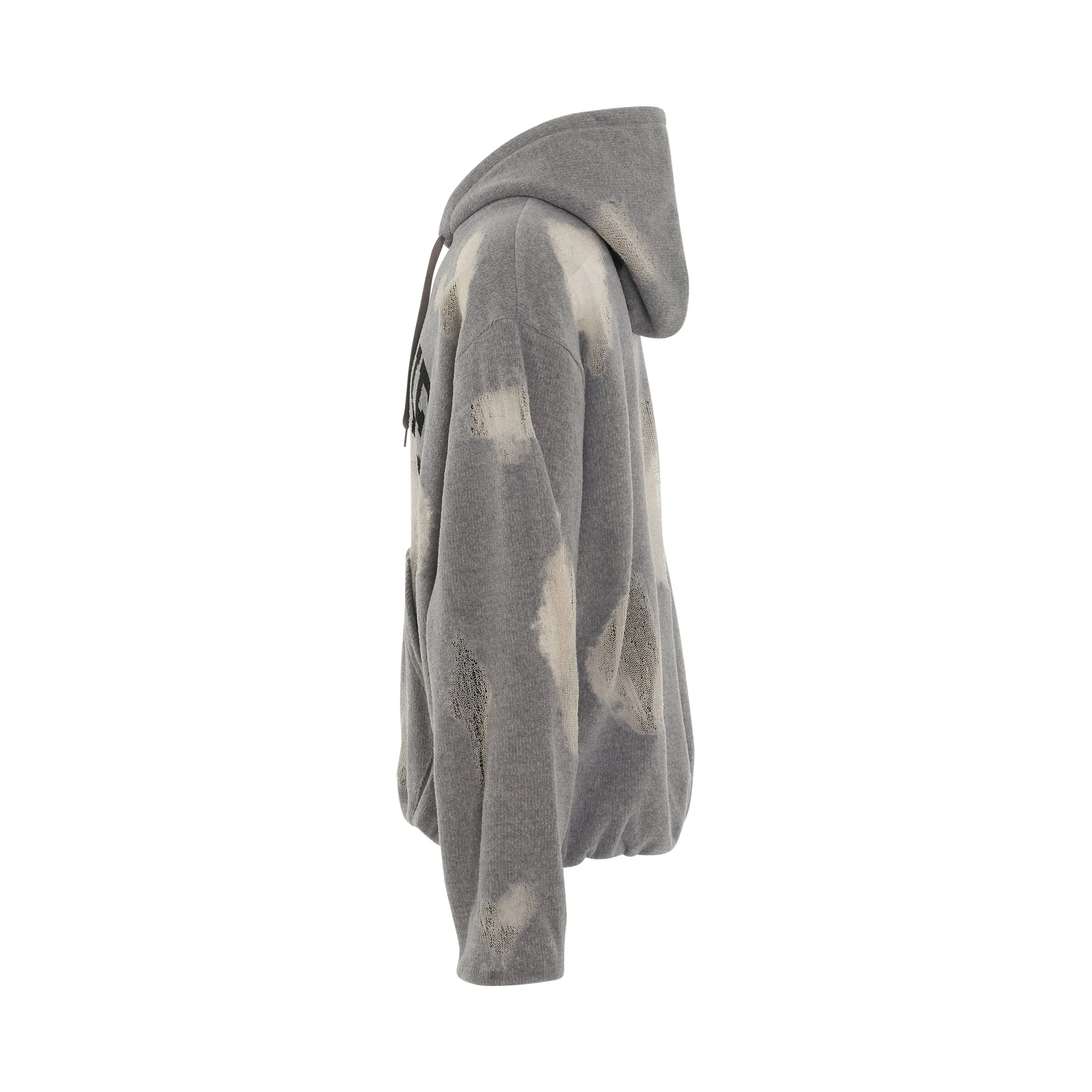 トップス doublet RIPPED OFF KNIT HOODIE Doublet RIPPED OFF KNIT HOODIE - GREY | Garmentory
