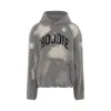 Ripped Off Knit Hoodie in Top Grey sold by MARAIS