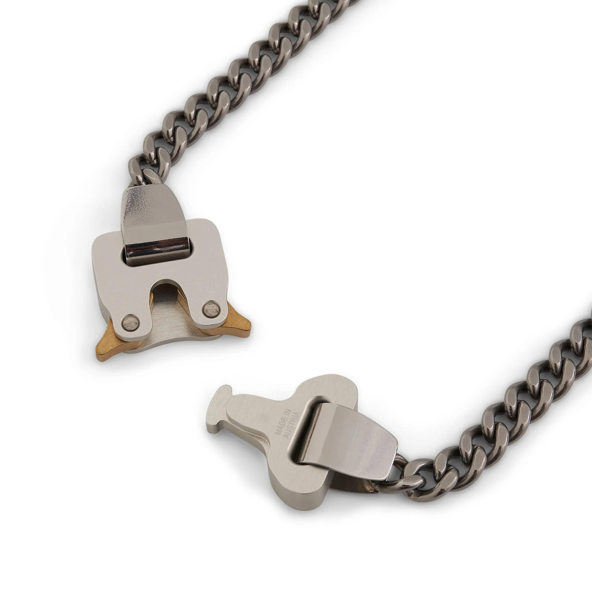 Buckle Necklace with Charm in Silver sold by MARAIS product image thumbnail 4