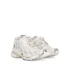 Runner Mesh Sneaker in White sold by MARAIS
