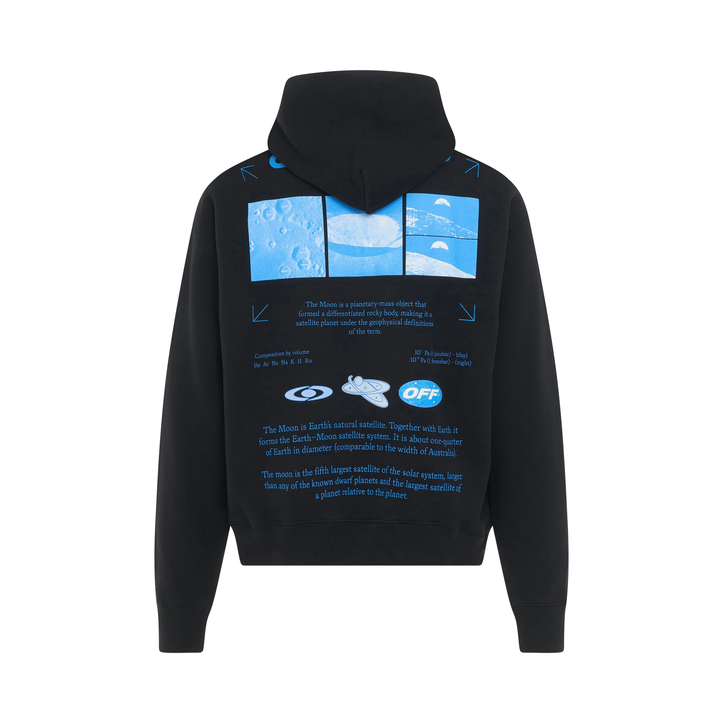 Onthego Moon Skate Fit Hoodie in Black sold by MARAIS product image thumbnail 4