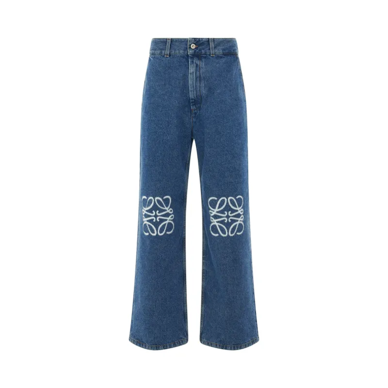 Anagram Baggy Jeans in Blue sold by MARAIS