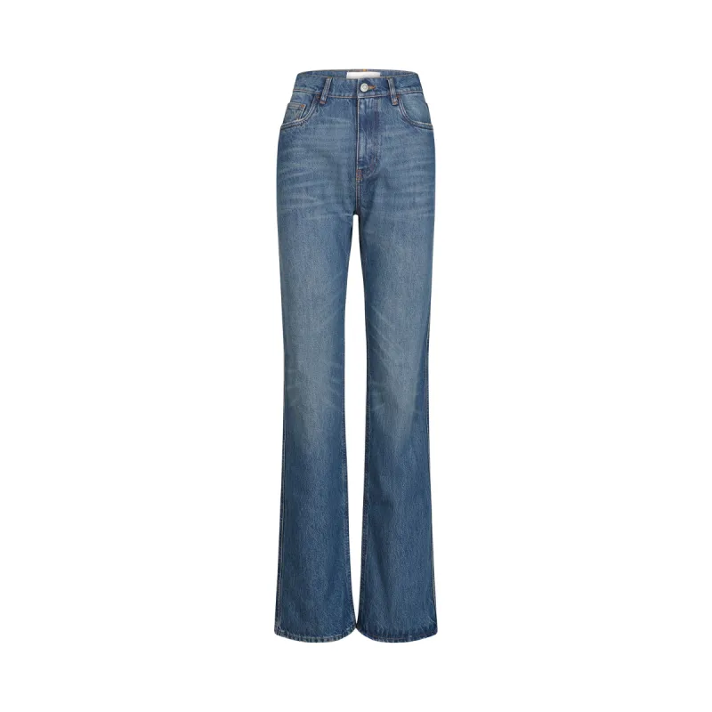 Straight Leg Denim Pants in Blue sold by MARAIS