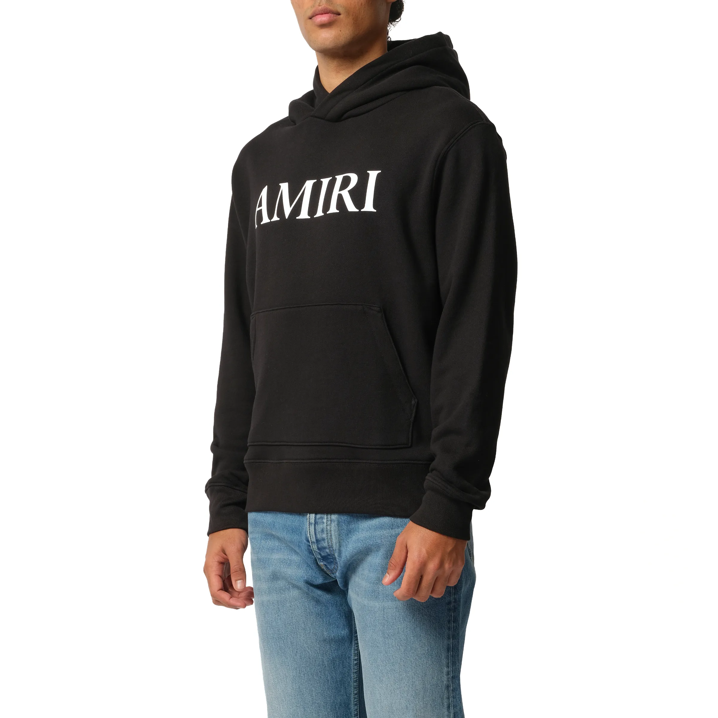 Amiri Core Logo Hoodie in Black/White sold by MARAIS product image thumbnail 5