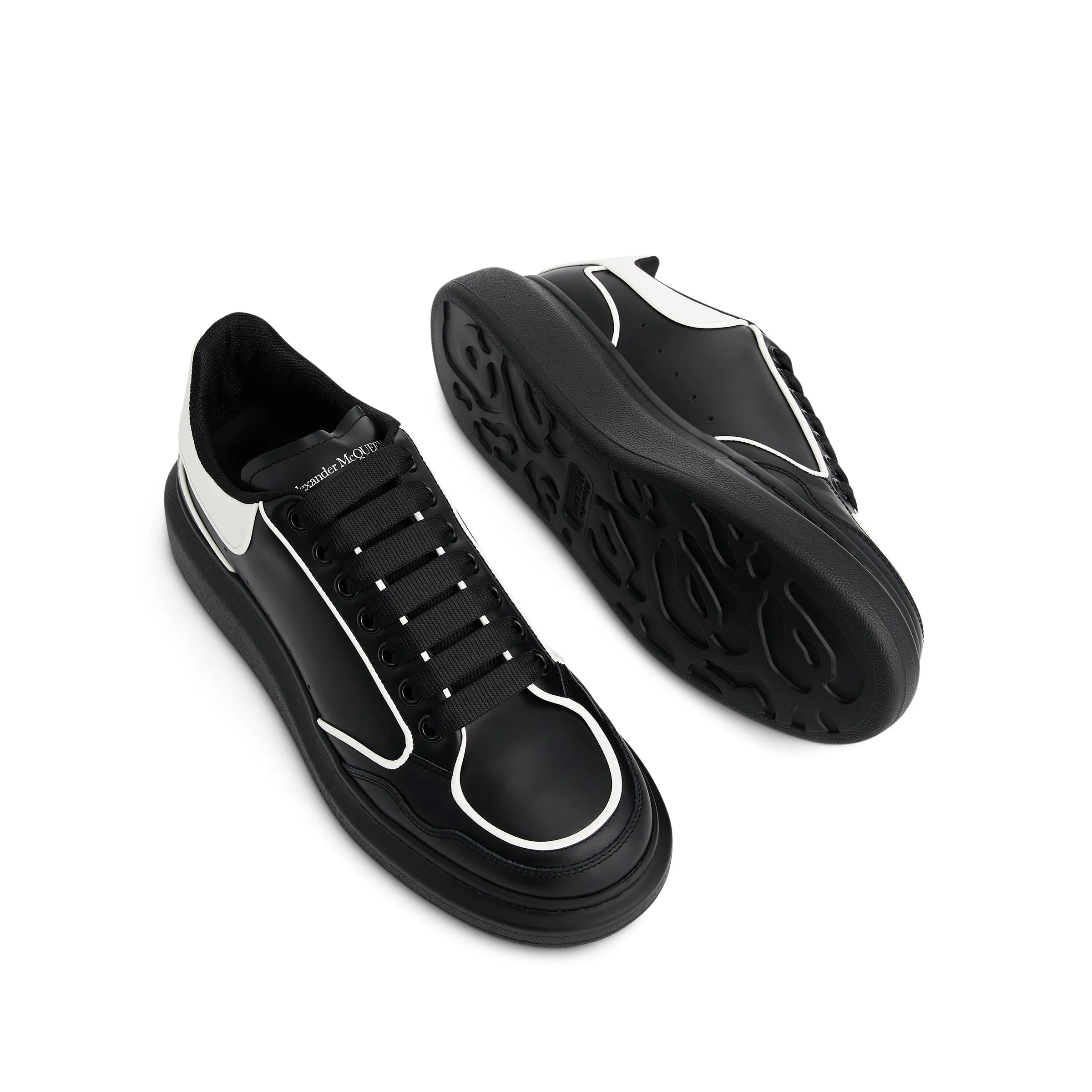 Larry Contrast Sneaker in Black/White sold by MARAIS product image thumbnail 4