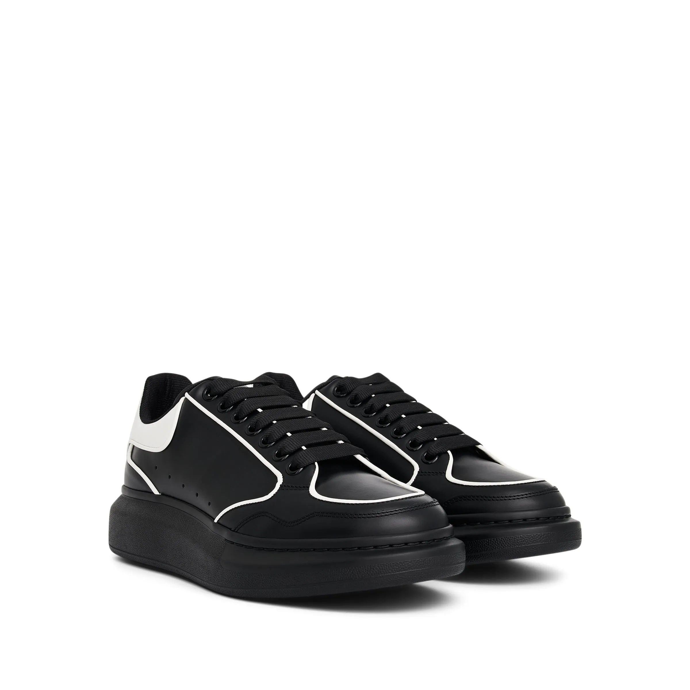 Larry Contrast Sneaker in Black/White sold by MARAIS product image thumbnail 2