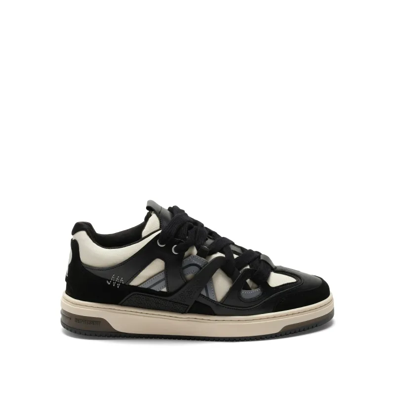 Bully Low Sneaker in Black/White made by Represent