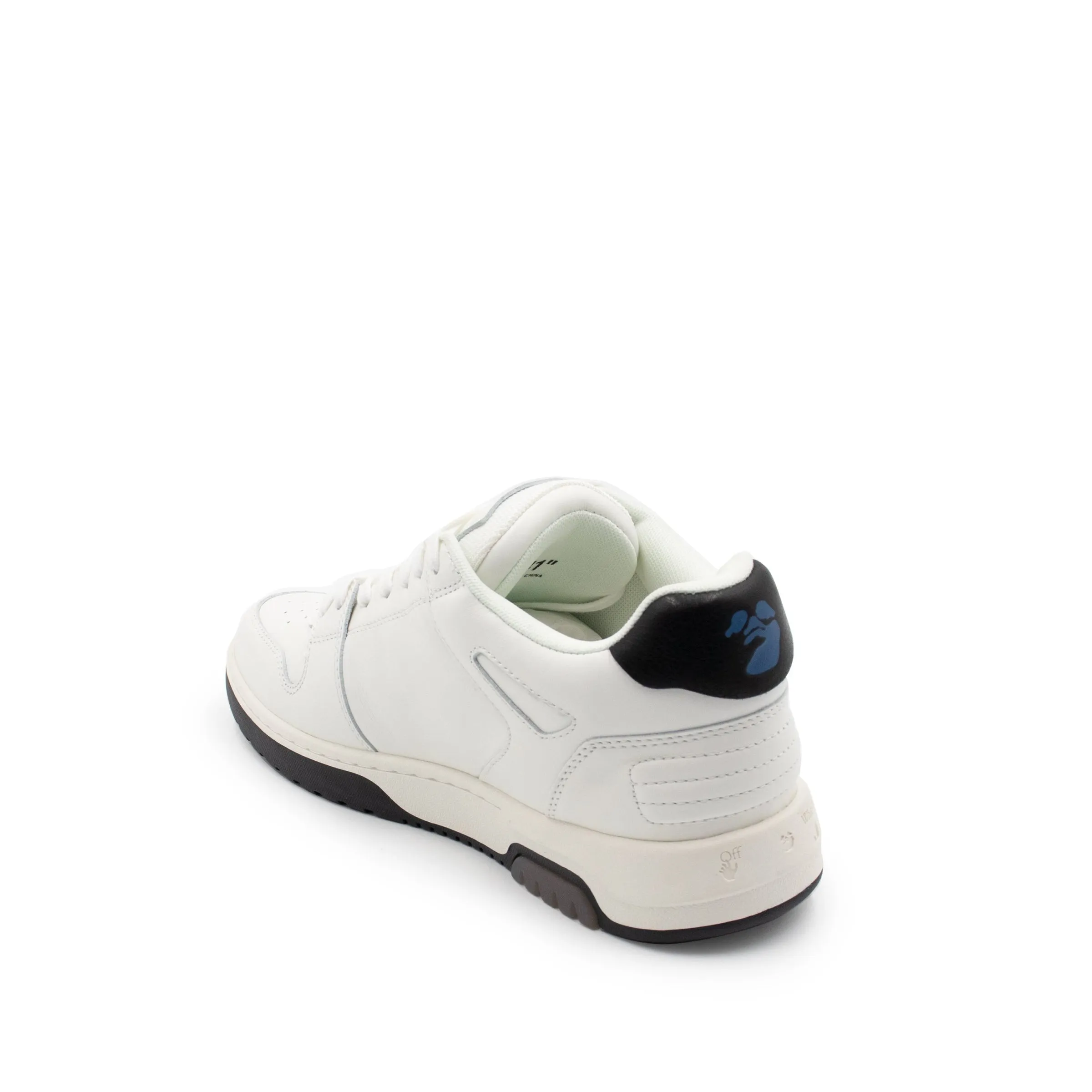 Out Of Office Calf Leather Sneaker in White/Black sold by MARAIS product image thumbnail 3