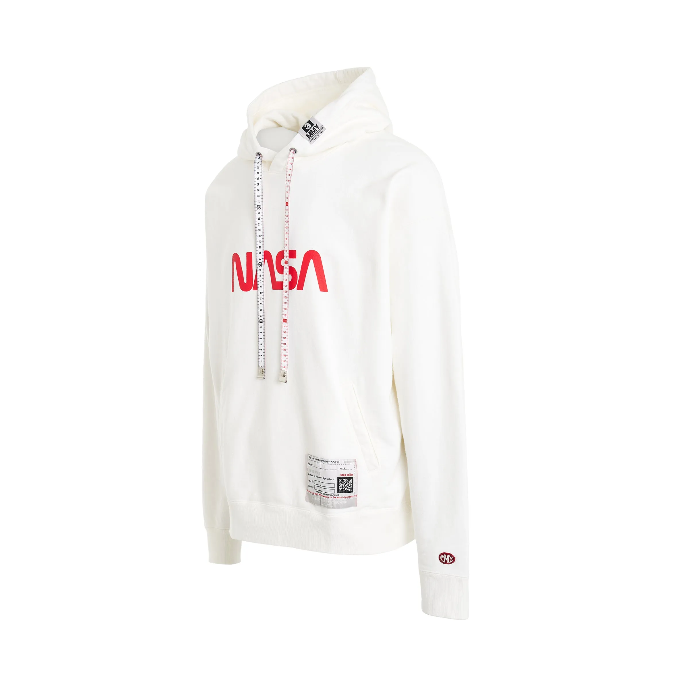 Nasa Printed Hoodie in White sold by MARAIS product image thumbnail 2
