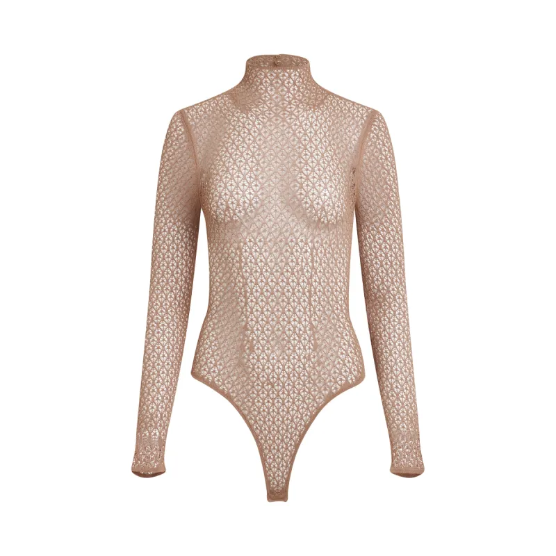 Fena Bodysuit in Almond sold by MARAIS