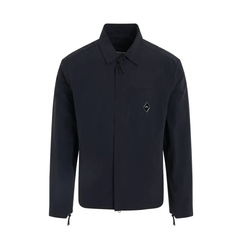 System Overshirt in Black sold by MARAIS