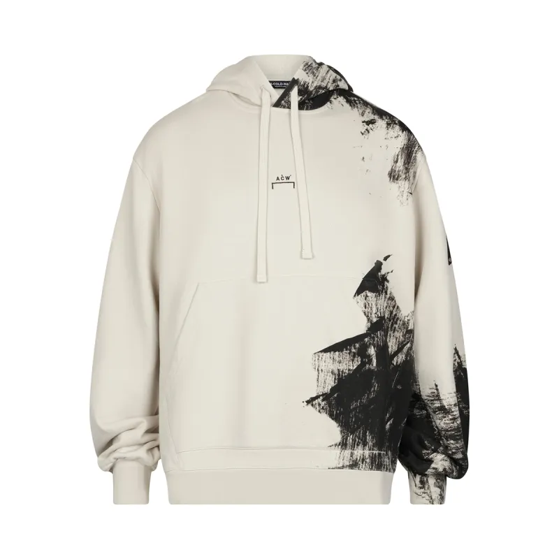 Brushstroke Hoodie in Bone sold by MARAIS