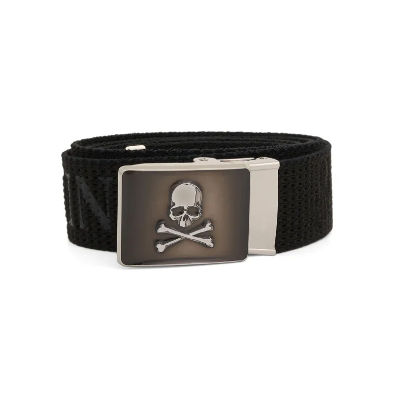 Logo Tape Belt in Black sold by MARAIS