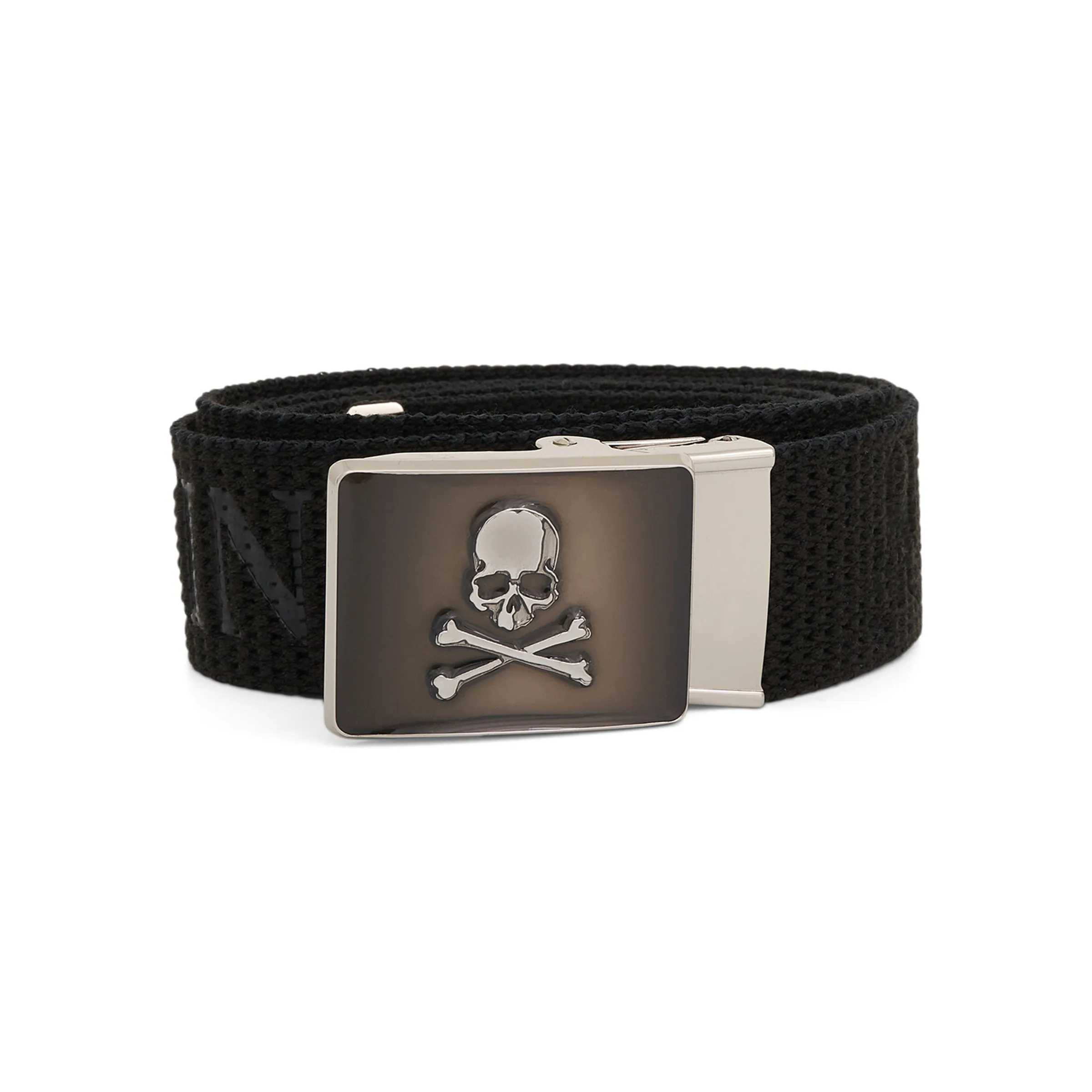 Logo Tape Belt in Black sold by MARAIS