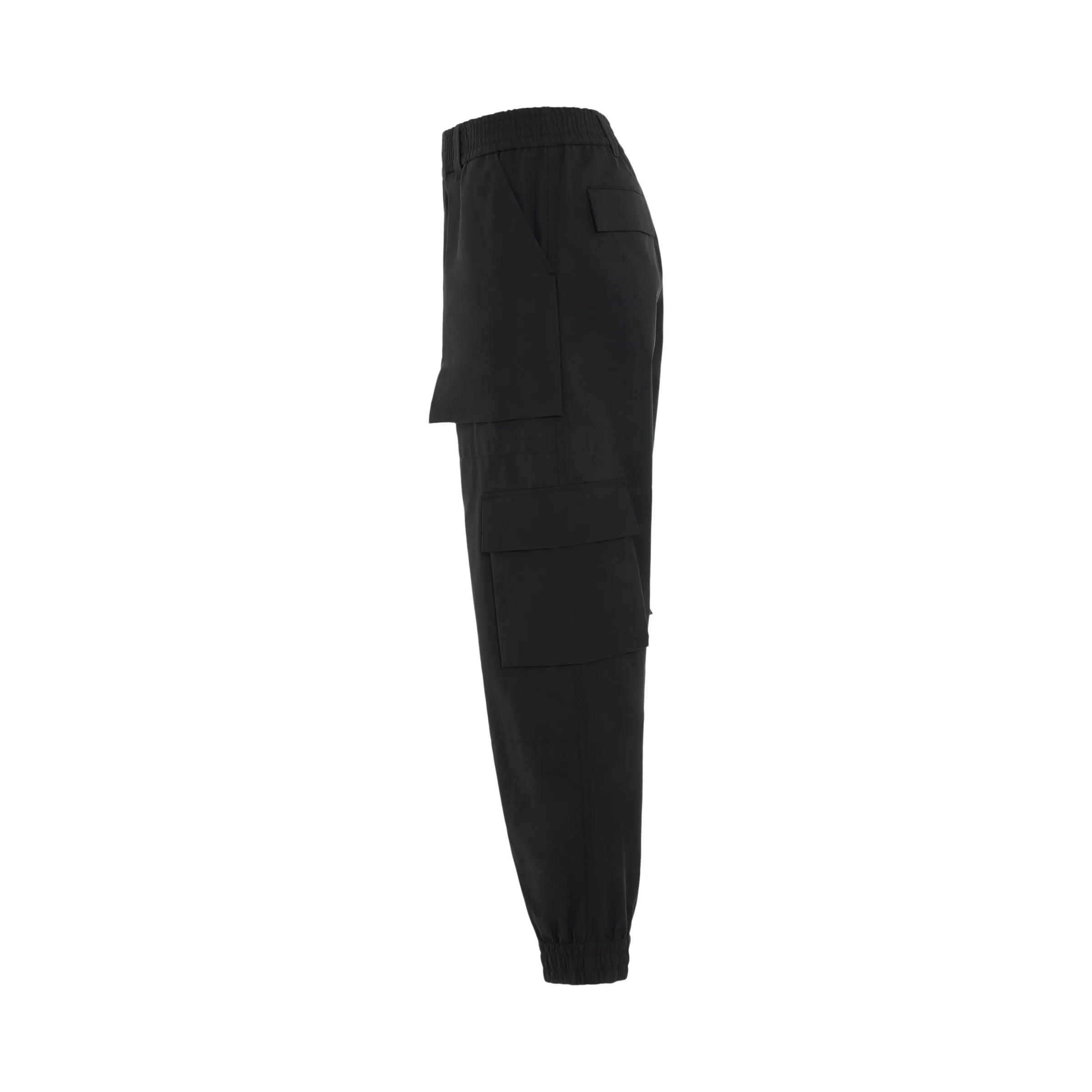 Cargo Cotton Pants in Black sold by MARAIS product image thumbnail 3