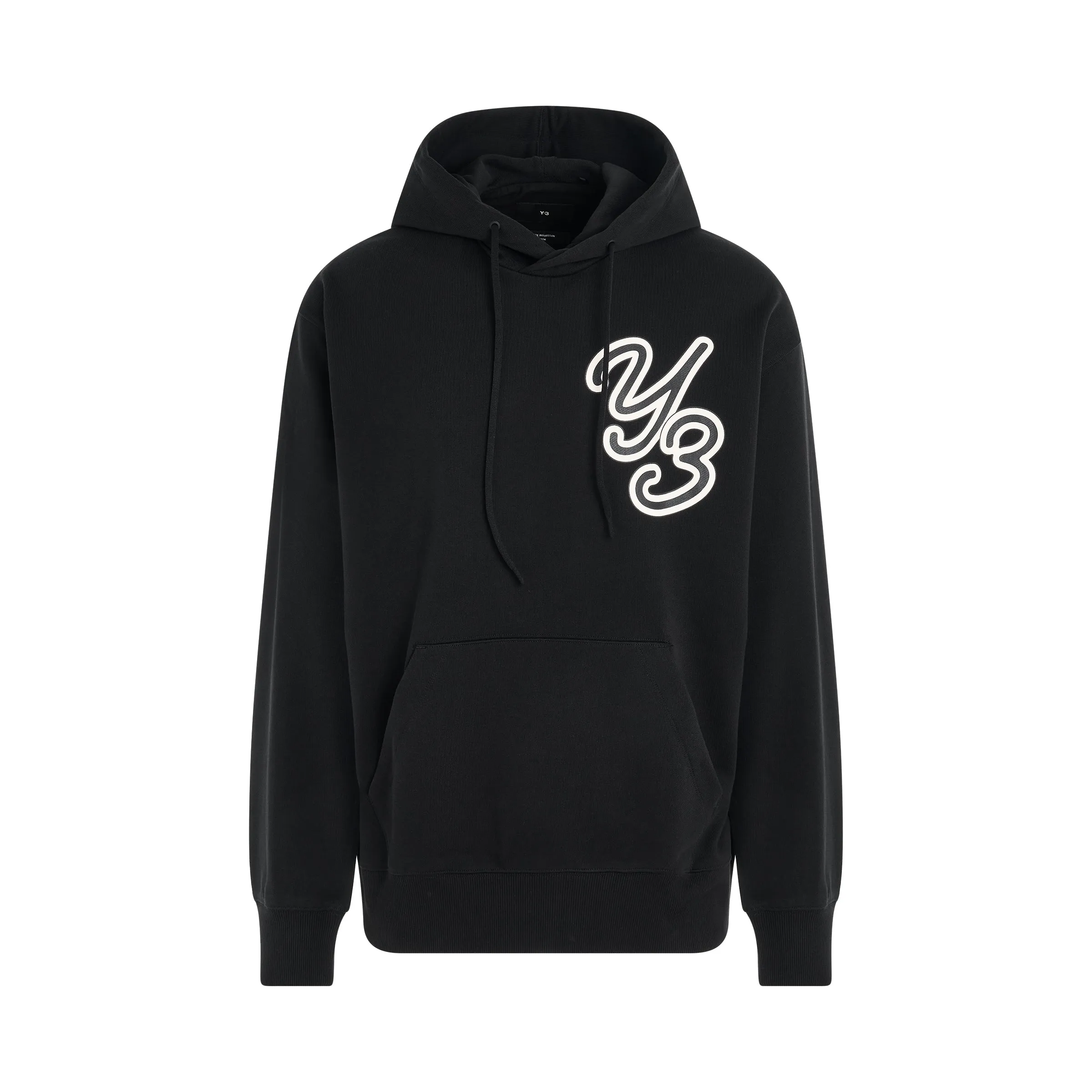 Graphic Logo Hoodie in Black sold by MARAIS