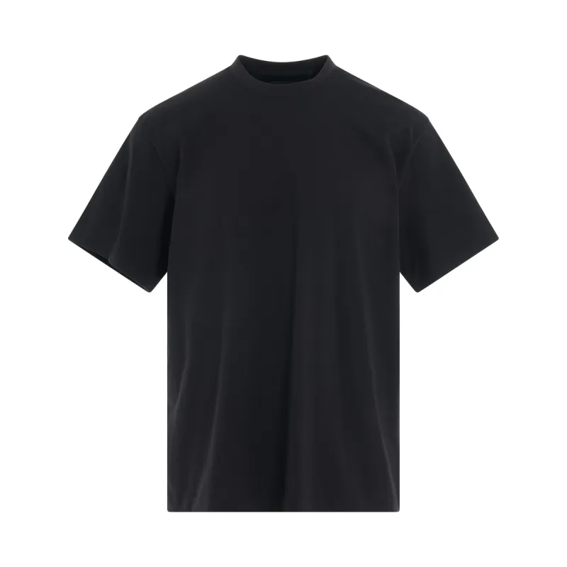 Relaxed Short Sleeve T-Shirt in Black sold by MARAIS