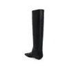Marfa Classic Flat Knee High Boots in Black sold by MARAIS