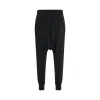 Men Prisoner Drawstring Pants in Black sold by MARAIS