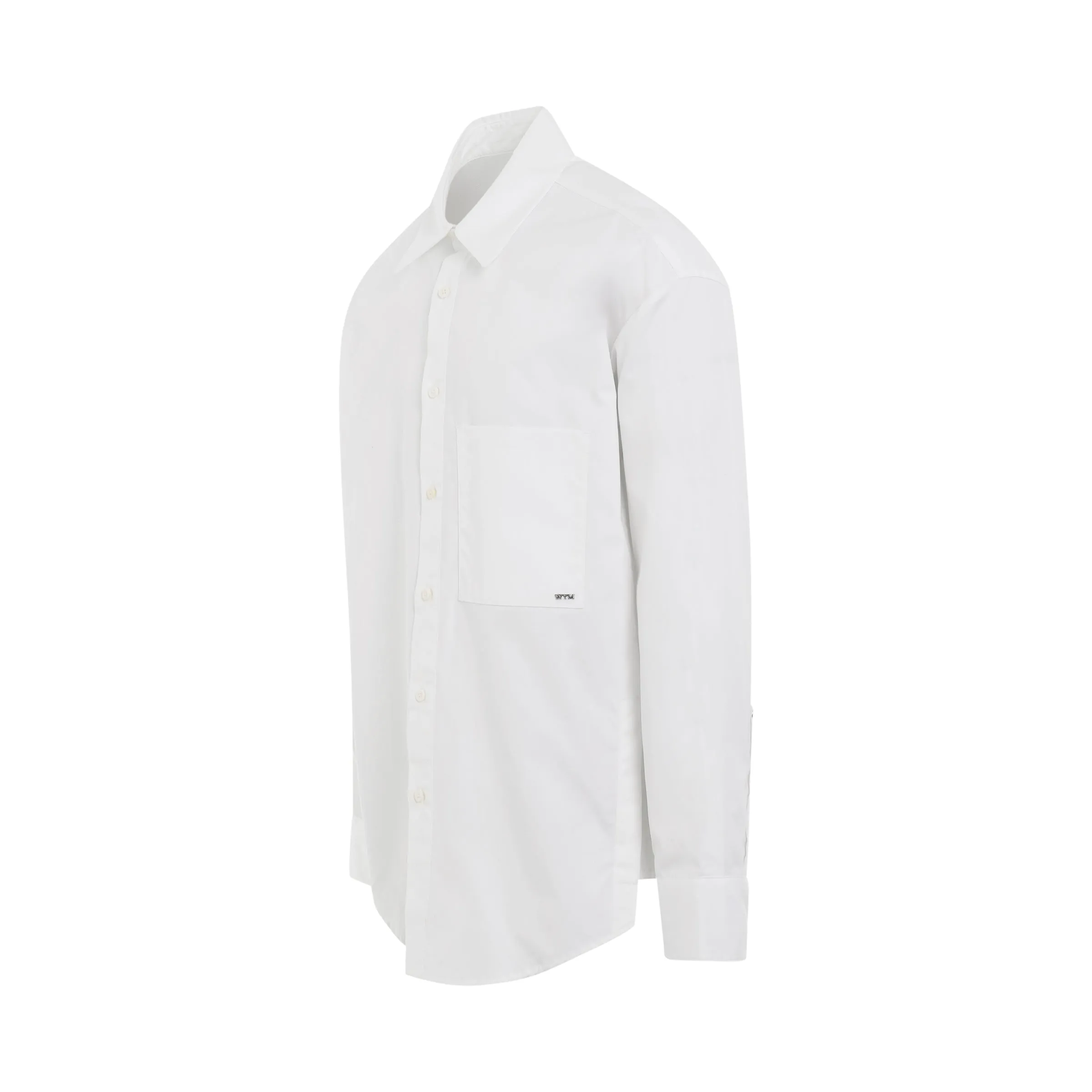 Classic Back Logo Shirt in White sold by MARAIS product image thumbnail 2