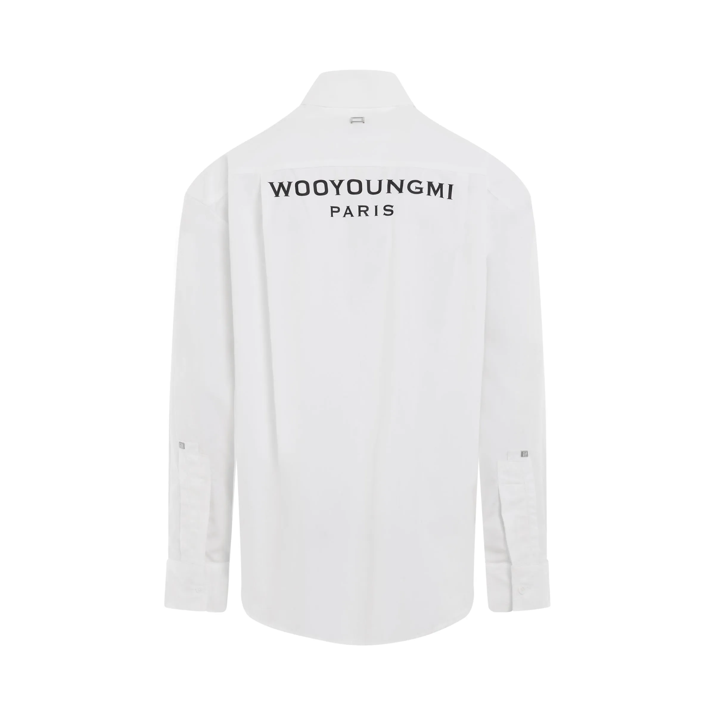 Classic Back Logo Shirt in White sold by MARAIS product image thumbnail 4