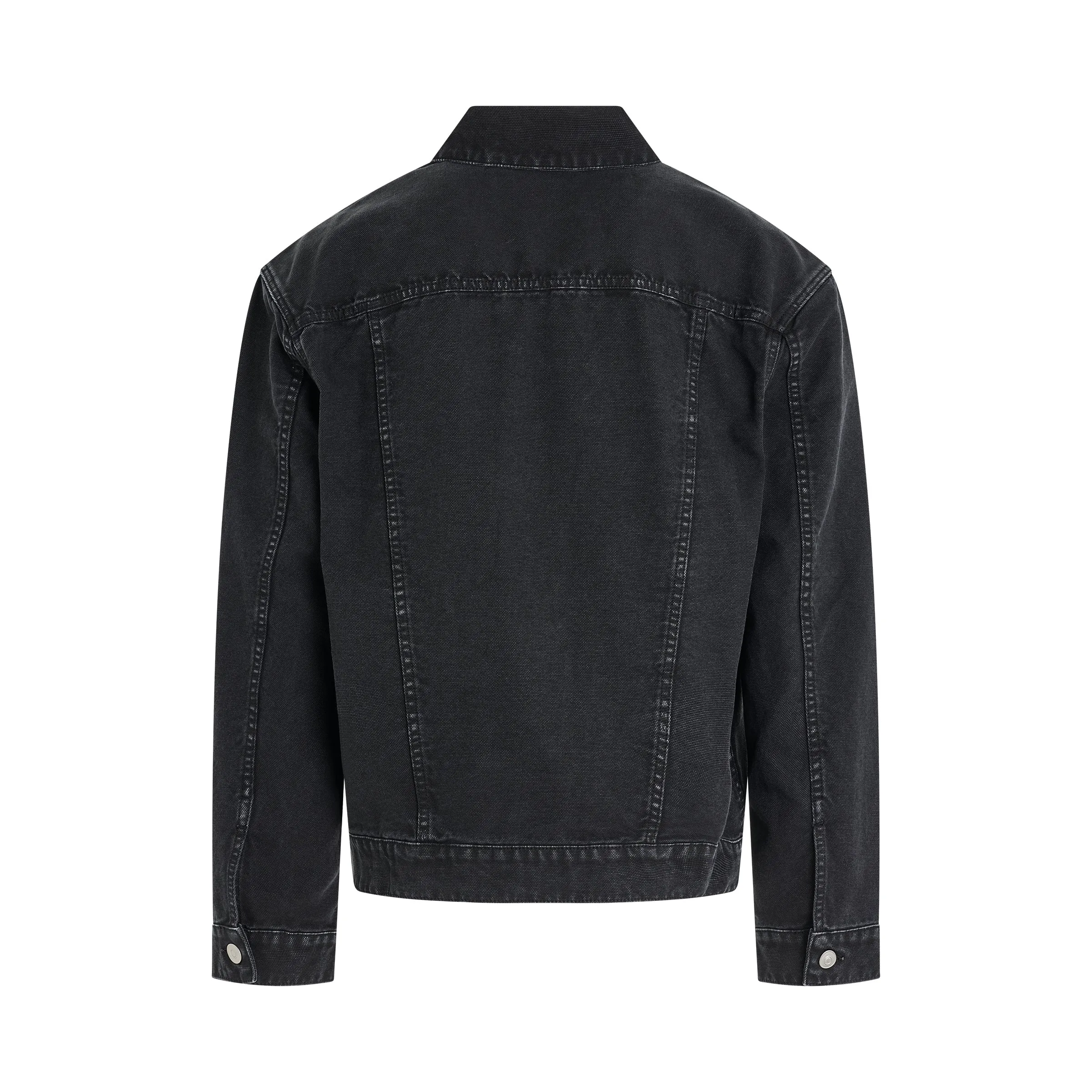 Buckle Denim Jacket in Washed Black sold by MARAIS product image thumbnail 4