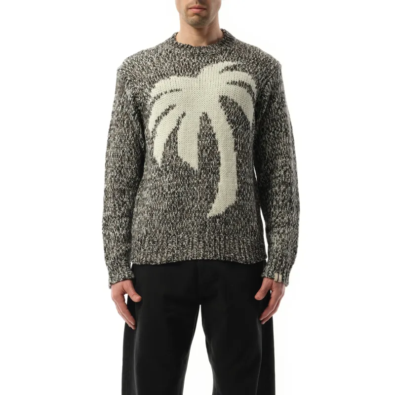 Palm Sweater in Melange Grey sold by MARAIS