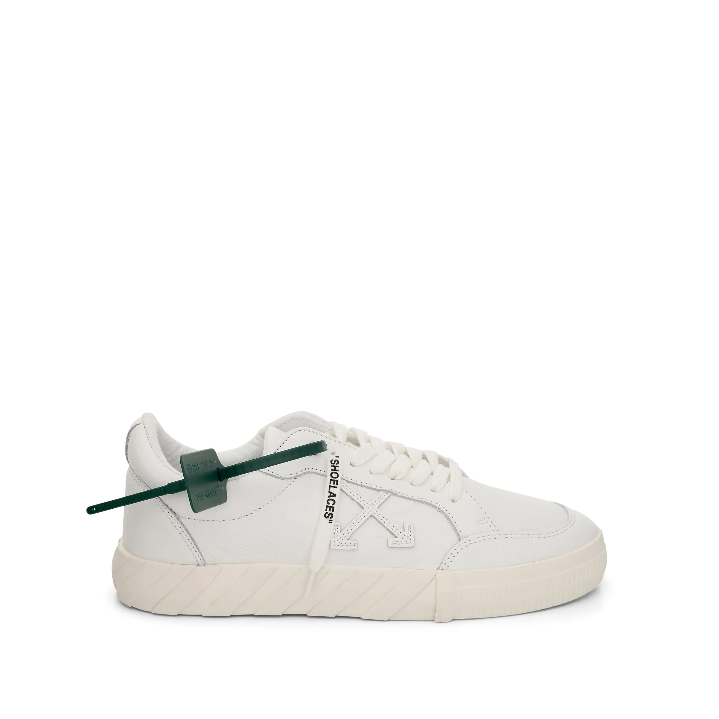 Low Vulcanized Calf Sneakers in White sold by MARAIS