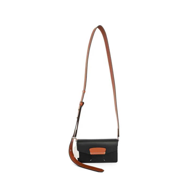 Memory of Camera Bag in Black/Tan sold by MARAIS