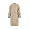 Cotton Trench Coat in Stone sold by MARAIS