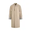 Cotton Trench Coat in Stone sold by MARAIS