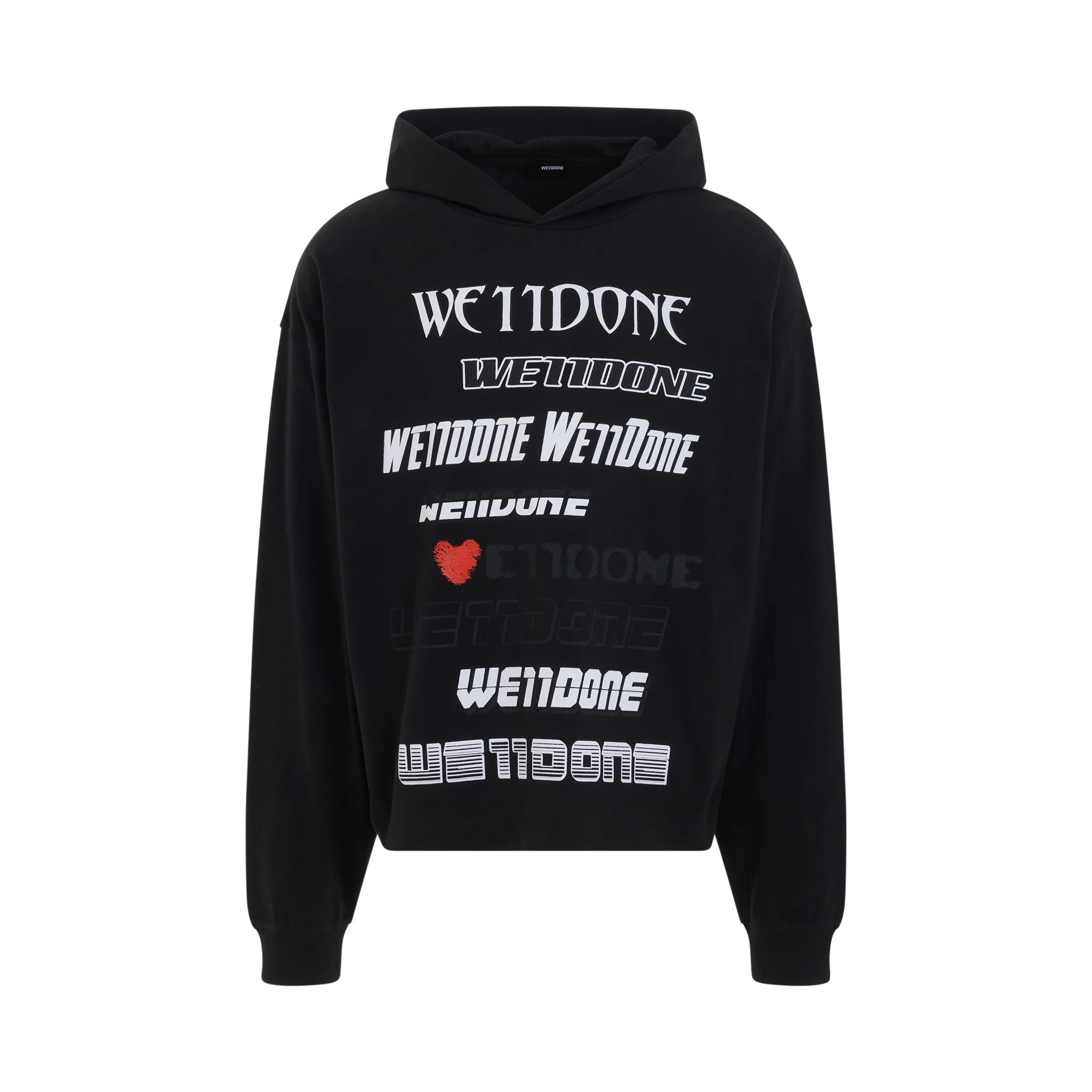 Love Logo Hoodie in Black sold by MARAIS